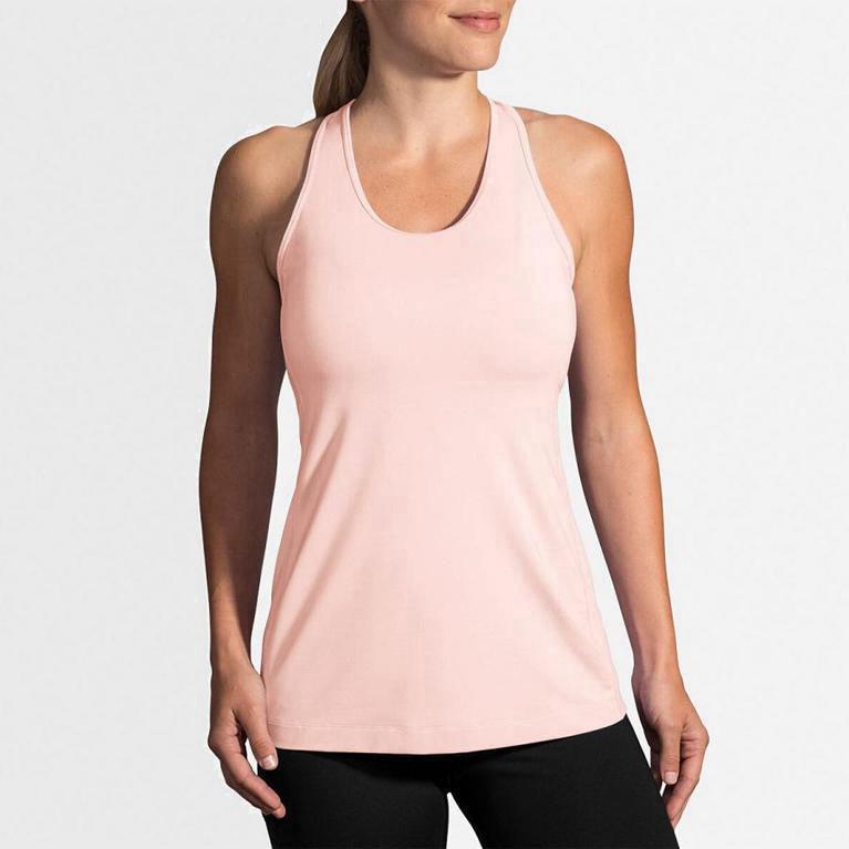 Brooks Pick-Up - Camiseta Sin Mangas Mujer - Rosas (NEZT-92167)